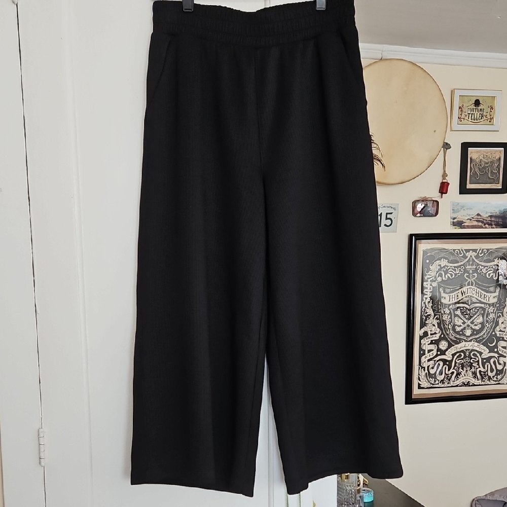 Danskin Classic Black Wide Leg Pants